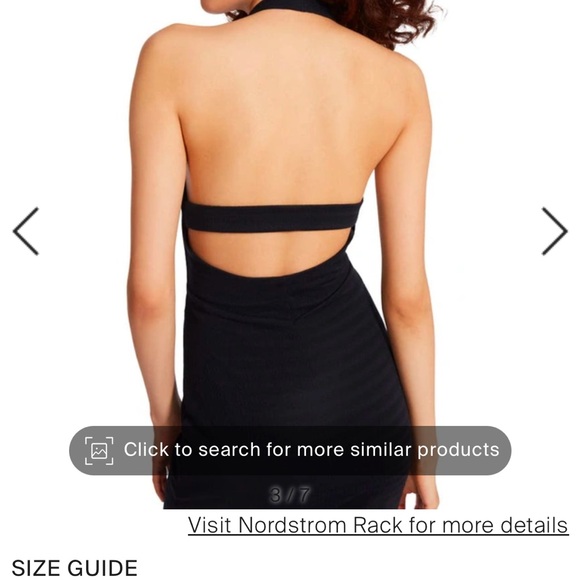 Elegant Black Halter Dress - Picture 3 of 3